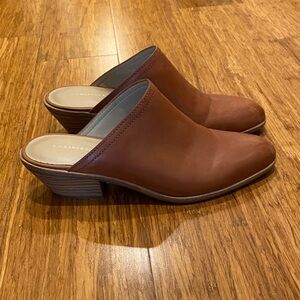 G.H. Bass & Co leather mules